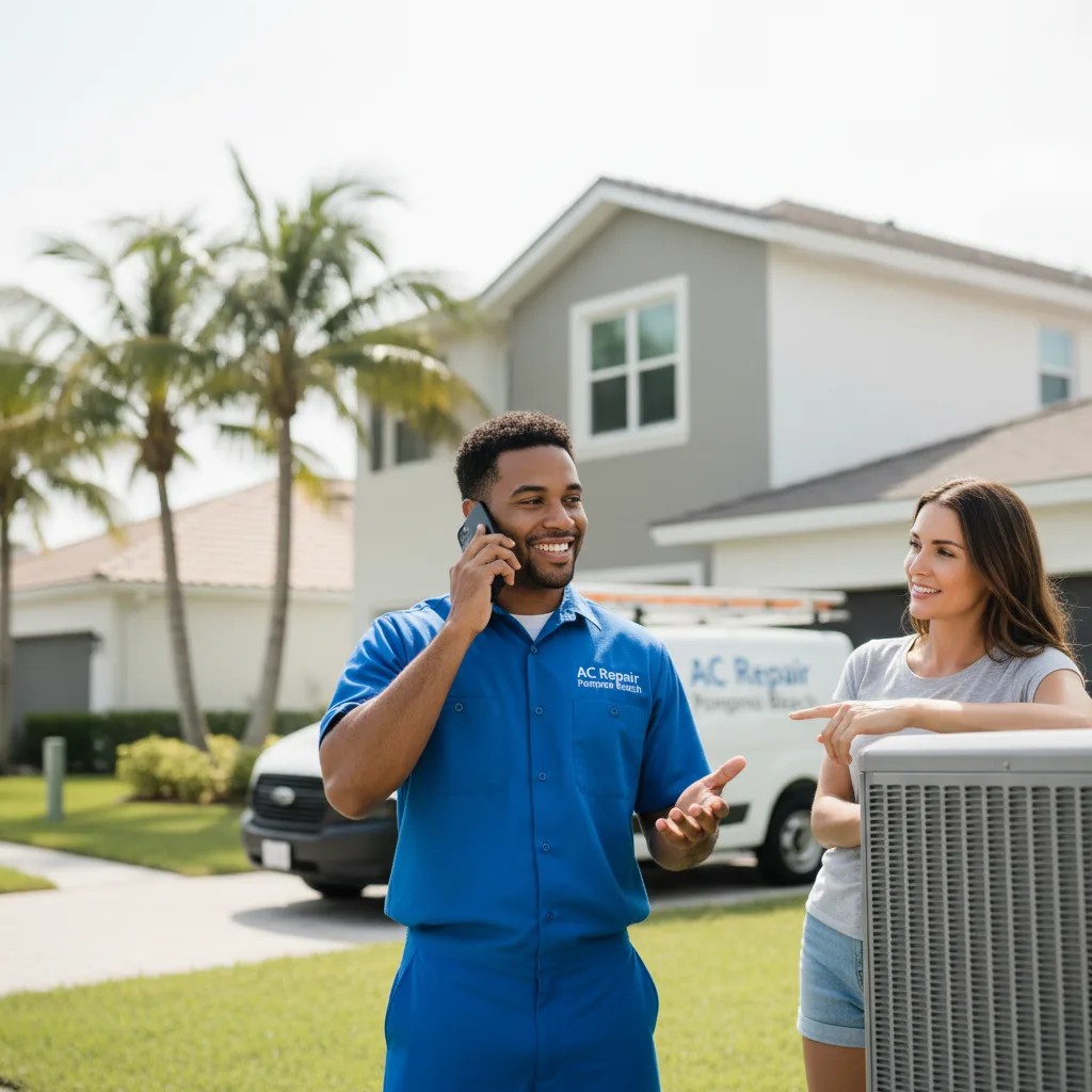 AC Repair Pompano Beach customer support in Quinton